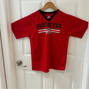 Team Athletics NCAA Youth Red Ohio State Buckeyes Jersey Shirt Size XL 16-18